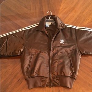 Adidas brown woman’s puffer jacket